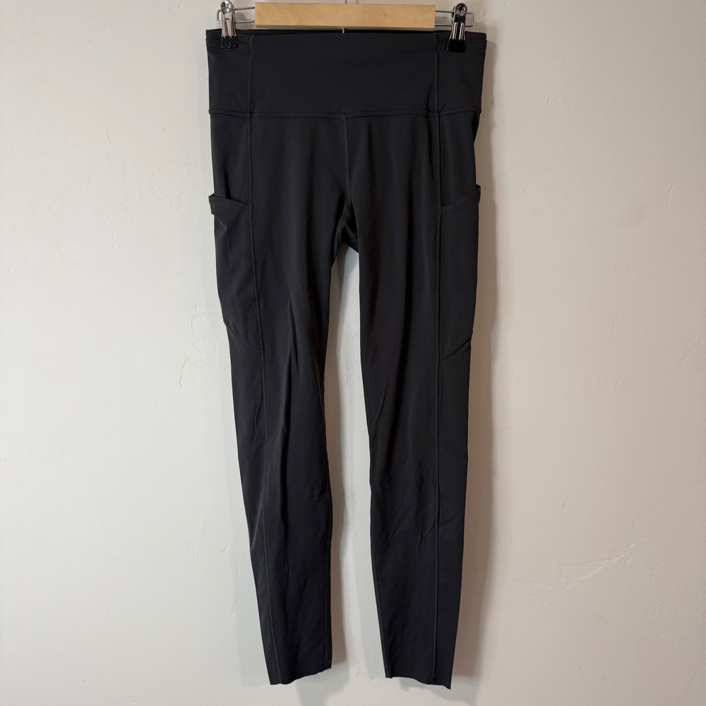 Lululemon Womens Fast and Free High-Rise Tight 8 Gray Excellent Nulux 27"